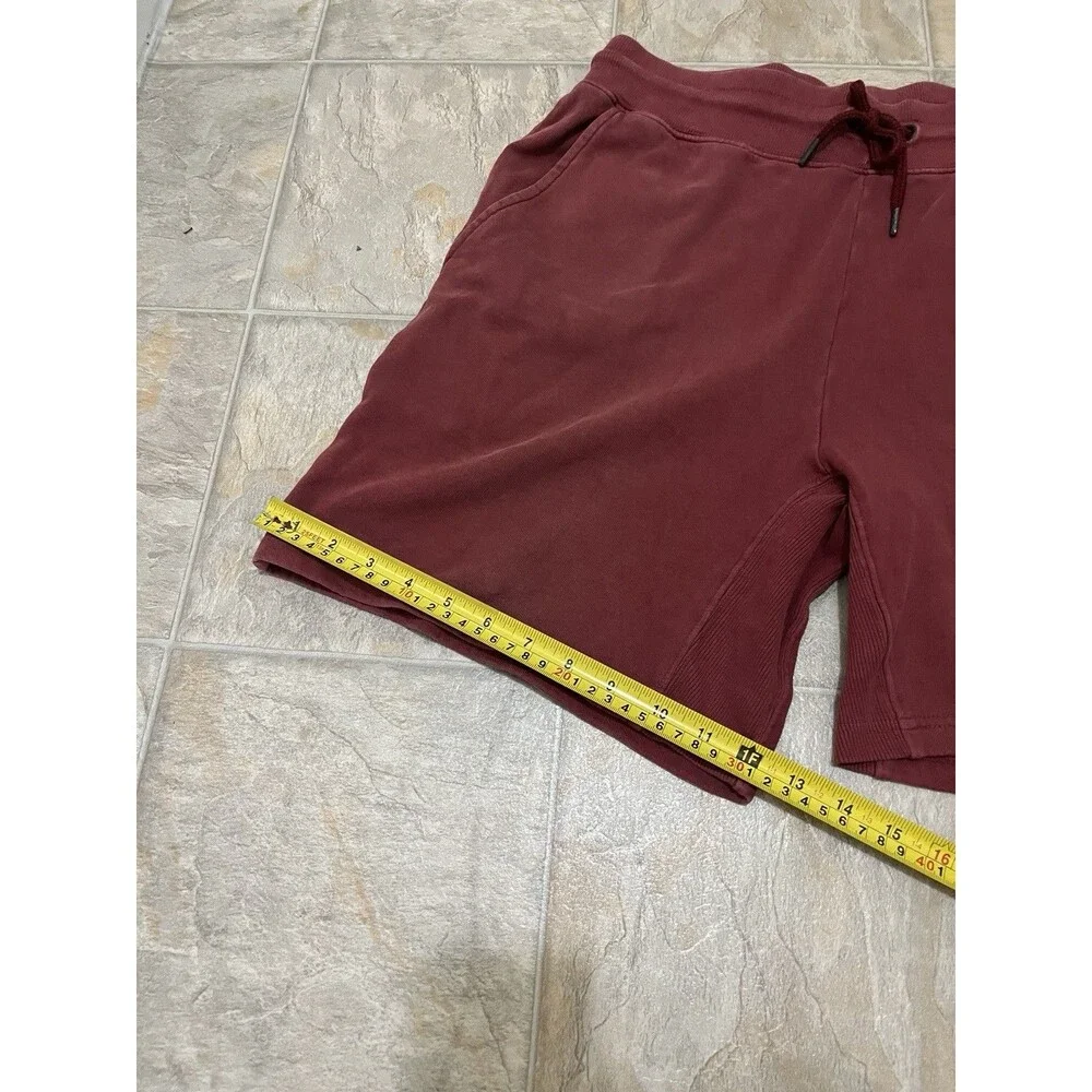 The North Face Garment Dye Gym Sweat Shorts Men’s Size Small Cordovan Burgundy